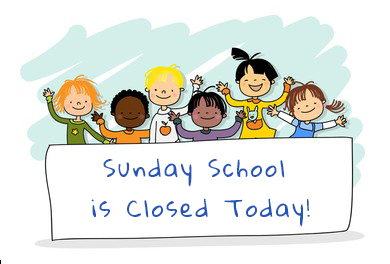Sunday School - Canceled