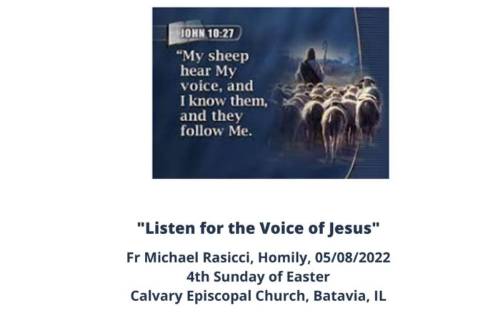 Listen for the Voice of Jesus