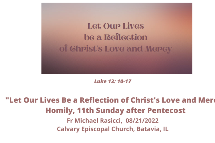 Let Our Lives be a Reflection of Christ's Love and Mercy