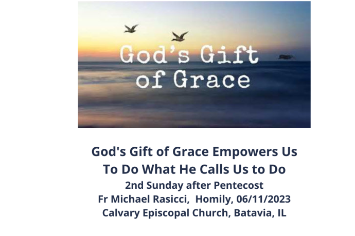 God's Gift of Grace Empowers Us
