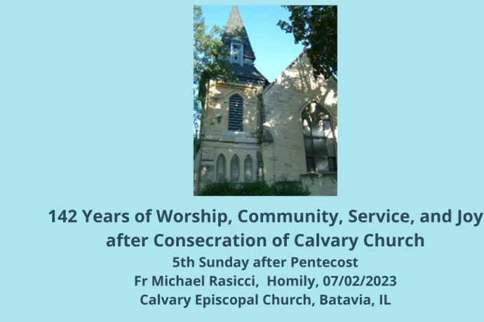142 Years of Worship Community Service and Joy after Consecration of Calvary Church