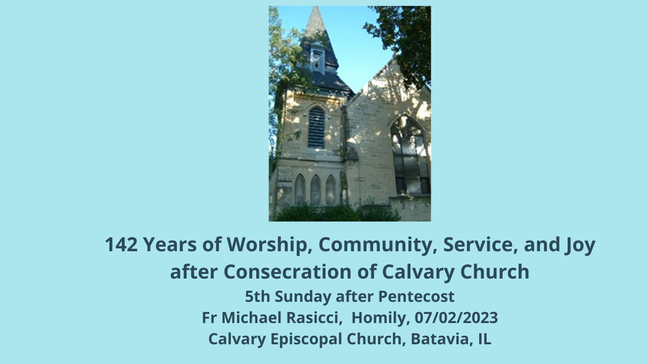 142 Years of Worship Community Service and Joy after Consecration of Calvary Church