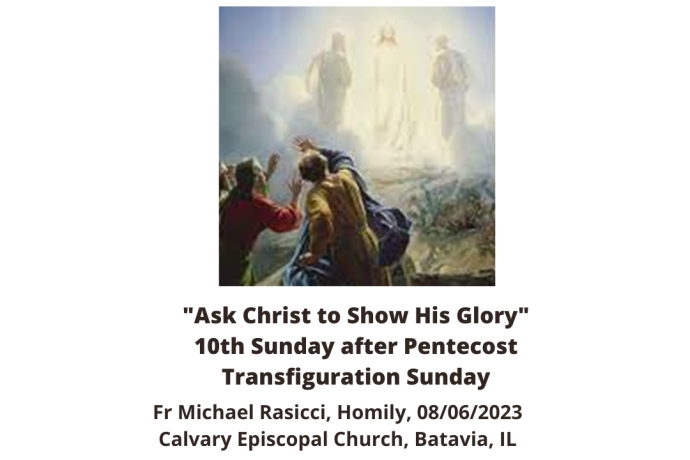 Ask Christ to Show His Glory