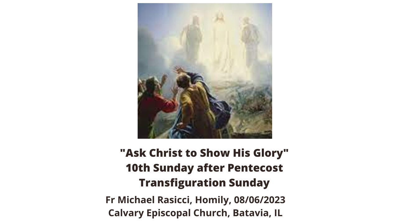 Ask Christ to Show His Glory