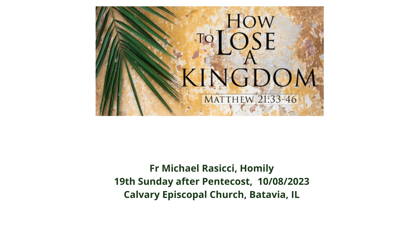 "How to Lose a Kingdom"