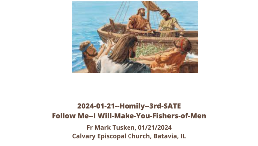 Follow Me--I will make you fishers of men