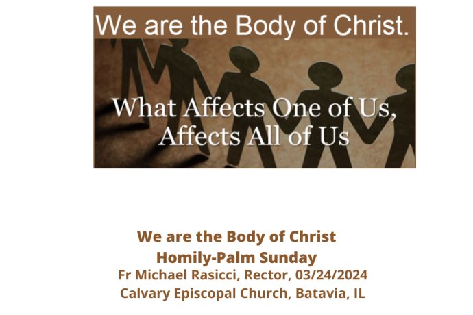 We are the Body of Christ