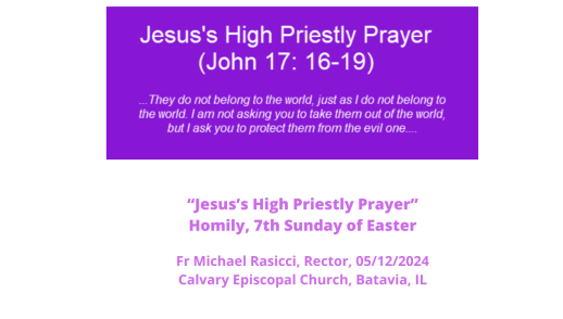 Jesus's High Priestly Prayer