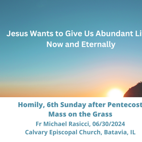 Jesus Wants to Give Us Abundant Life