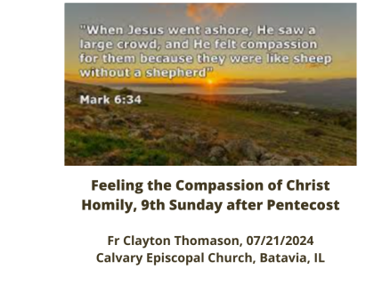 Feeling the Compassion of Christ
