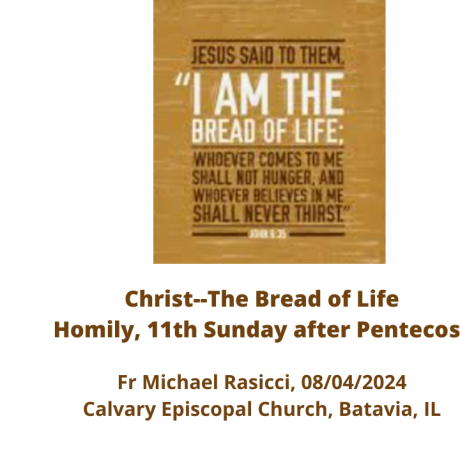 Christ--The Bread of Life