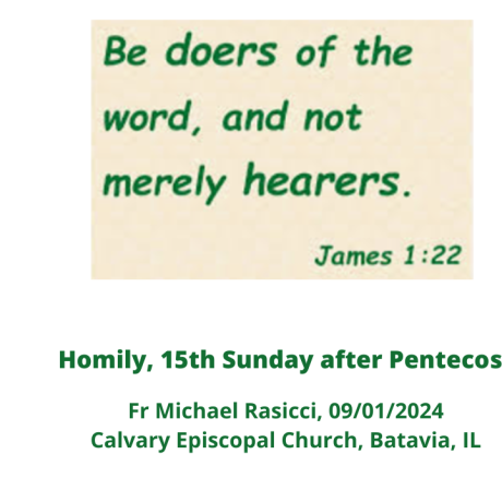 Be Doers of the Word