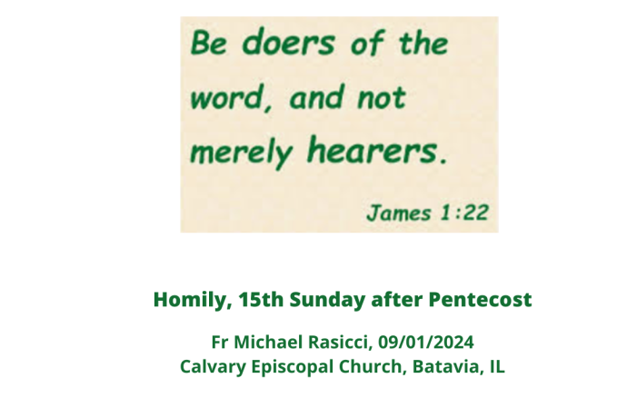 Be Doers of the Word