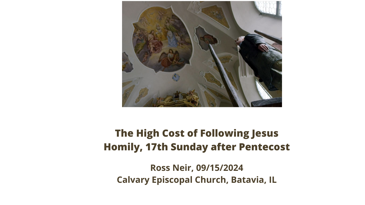 The High Cost of Following Jesus