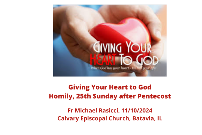 Giving Your Heart to God