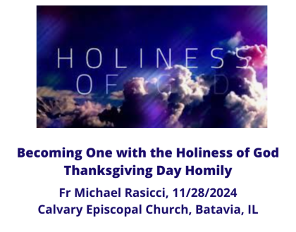 Becoming One with the Holiness of God