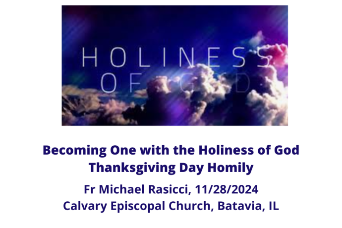 Becoming One with the Holiness of God