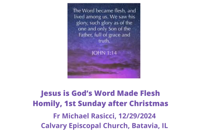 Jesus is God's Word Made Flesh