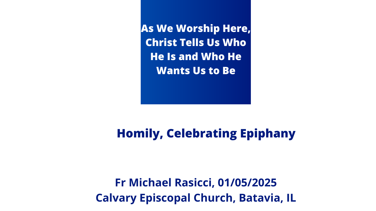 Celebrating Epiphany